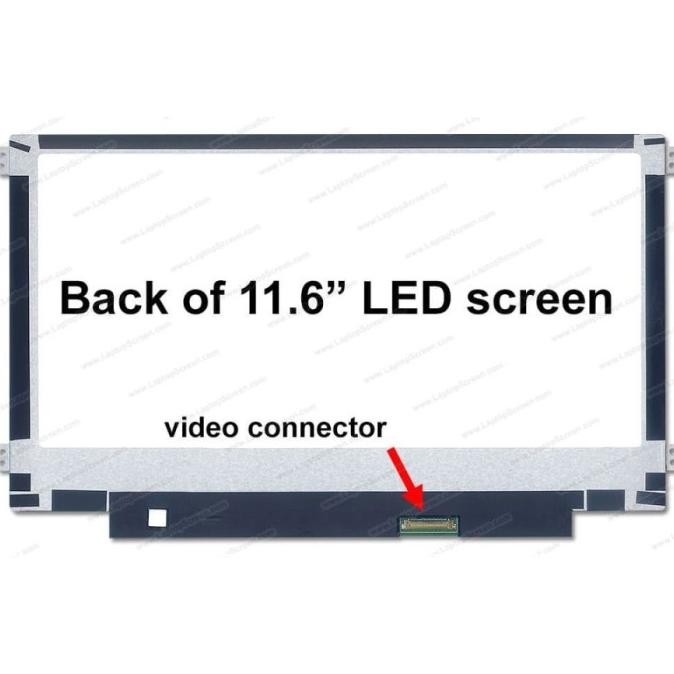 Layar Lcd Led Laptop Zyrex Sky 232 Mini 30Pin Hd Kupin Kanan Kiri New Stok