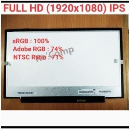 Layar Led Lcd Asus Vivobook A412Da A412Fa A412Fl Full Hd Ips Srgb 100% New Stok