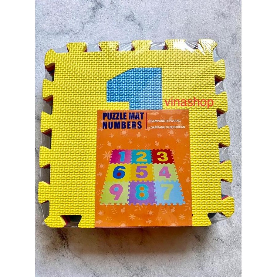 Karpet Puzzle PlayMat Matras - Mainan Bayi Karpet Susun Tebal Hewan
