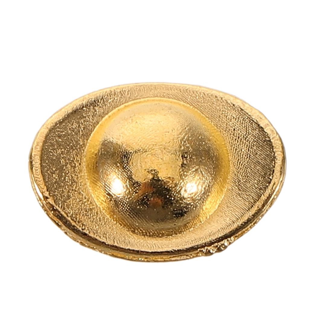 Isi100 /1Pcs Yuan Bao Yuan Bao Ingot Alloy Home Ornament Mini Yen Pao Ornamen Yen Bao