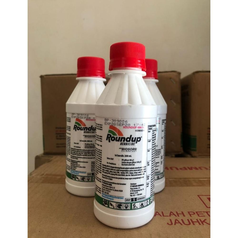Paket Hemat Herbisida Roundup 200ml & Fungisida Amistartop 250ml Obat Tanaman