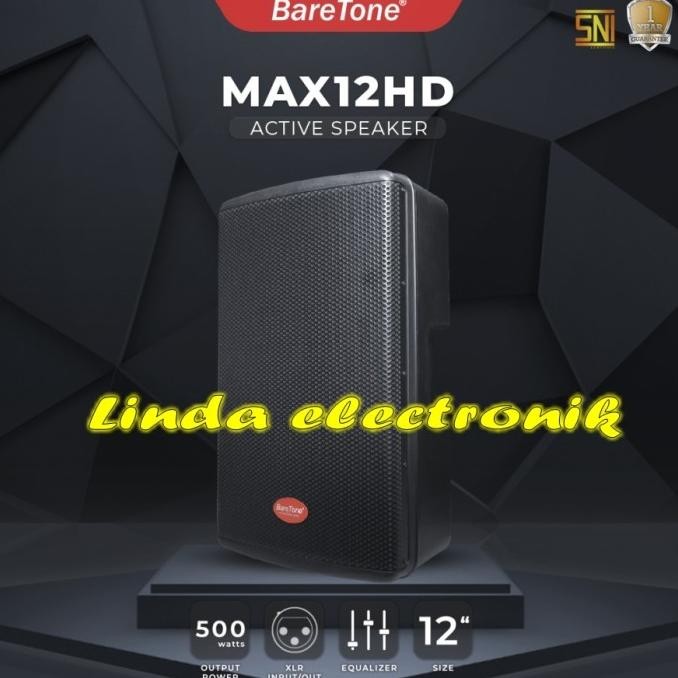 speaker akif baretone max12hd baretone max 12hd max12 hd 12'' 1 buah