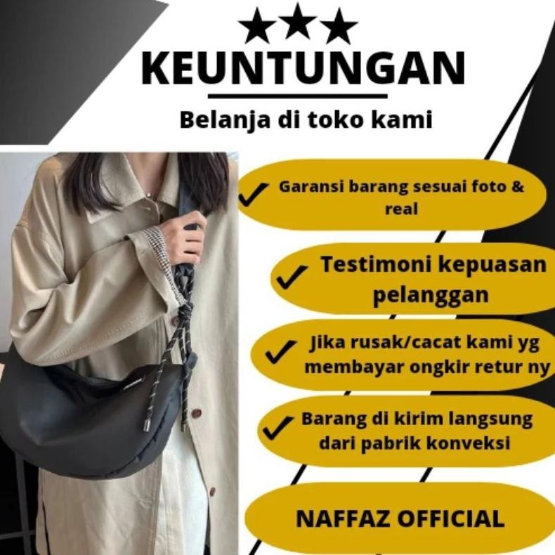 Tas selempang pria waistbag Sling bag wanita keren multifungsi untuk mancing touring jalan jalan dan