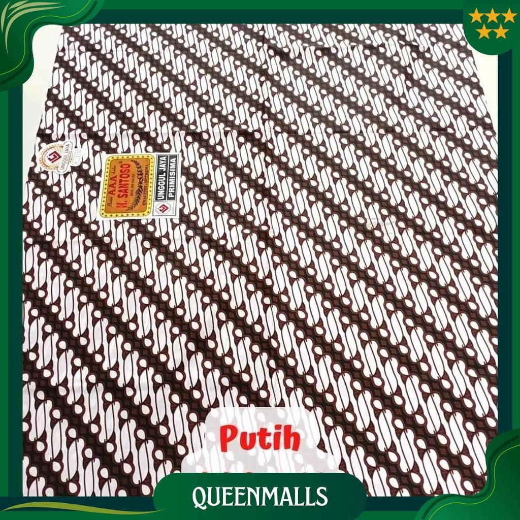 Part 1 Kain Batik H Santoso Aaa Unggul Jaya | Jarik Batik Sogan Gading Mas Hitam Tolet Sale