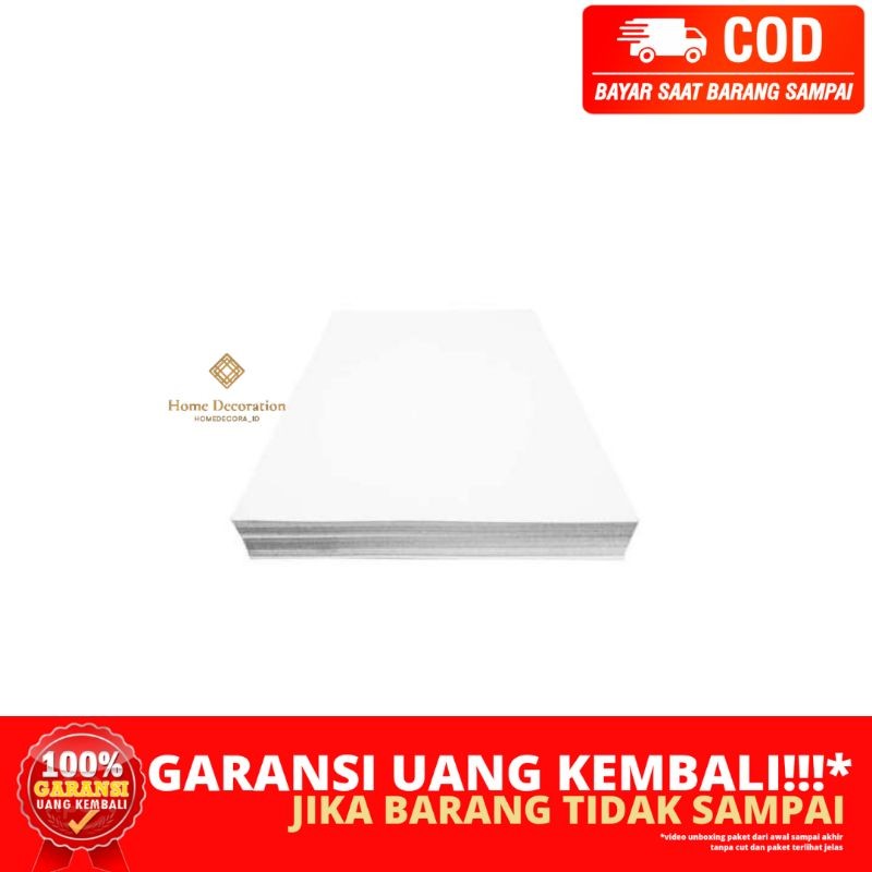 

(HOMEDECORA_ID) BERGARANSI 50PCS KERTAS HVS ART PAPER BOARD KARTON KERAS TEBAL PRINT KARTU 50 LEMBAR PRAKARYA DIY JAMBI