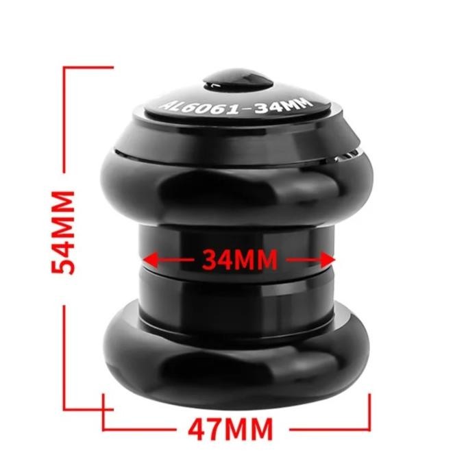 baru  Muqzi Headset Bearing 34mm Head set Frame Fork Sepeda