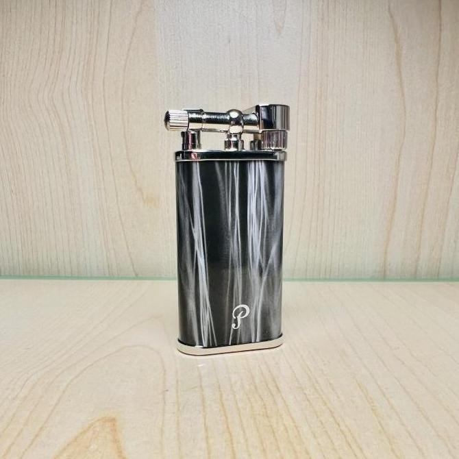 KOREK API PIPA CANGKLONG OLD BOY PETERSON PIPE LIGHTER GREY SDDV23155E