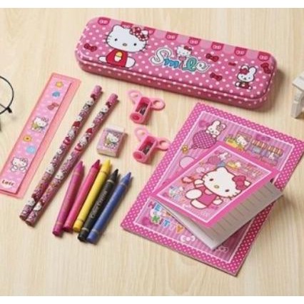 

RedArtos Paket Alat Tulis Set 14in1 - Paket Alat Tulis Karakter Pensil Sekolah Quality