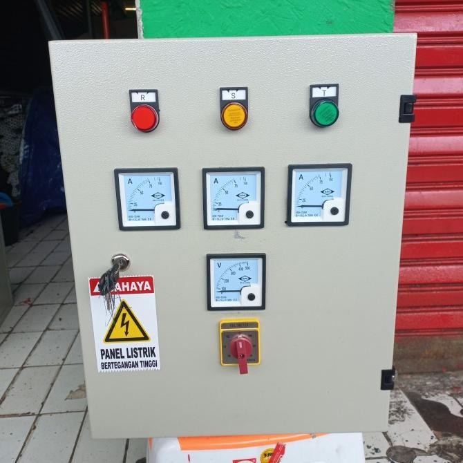 Spesial Panel Distribusi 3Phass 100A Komplit Arrester