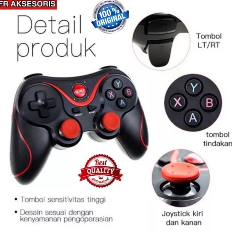 PG Gamepad X3 ORIGINAL bluetooth smartphone joystick PC FREE holder Gamepad T3 / X3