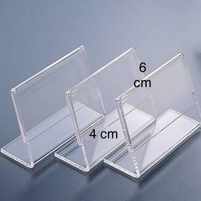 

redi ya kk Food Tag Standing Desk Acrylic | Label Harga Akrilik