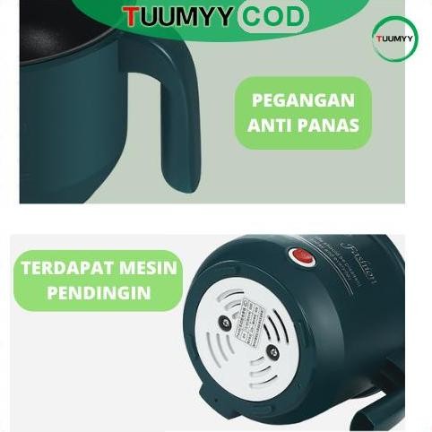 (TUUMYY) PANCI LISTRIK PANCI ELEKTRIK FREE KUKUSAN PANCI PENGGORENGAN MULTIFUNGSI SERBAGUNA TM-RO123