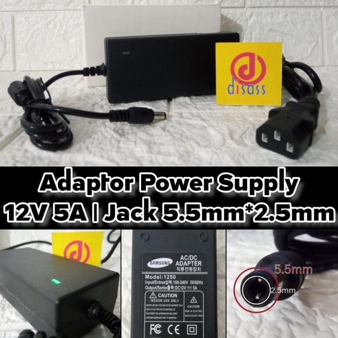 Spesial Adaptor Power Supply 12V 5A Dvr Lcd - Disass