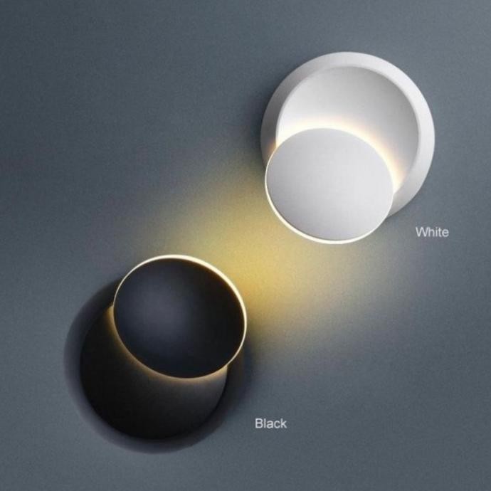 LAMPU DINDING WALL LAMP MODERN 360 degree / moon light