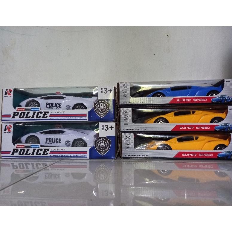 mainan mobil remote control/miniatur truck oleng trending topic remote control-RC Full lampu / maina