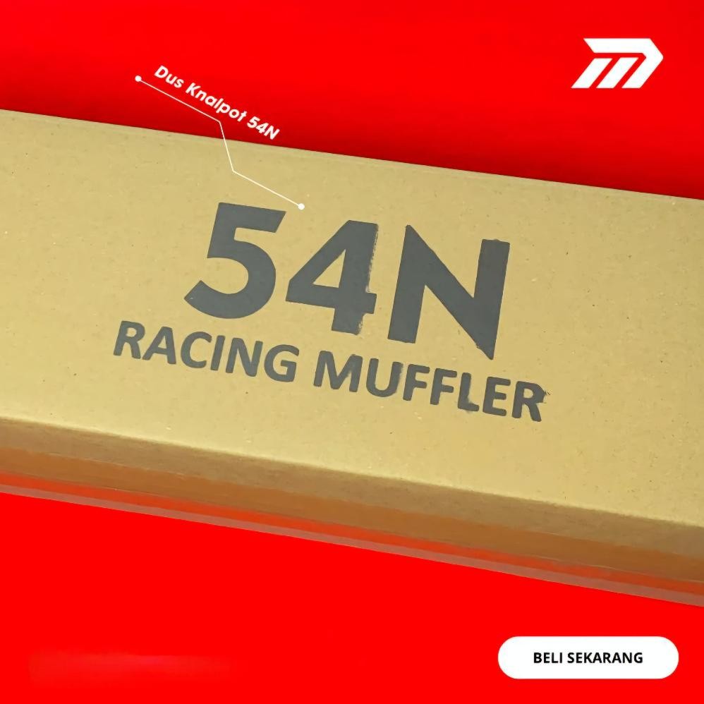 Knalpot Racing Adem Copy Cms 54N Full System Leher Kadut Ceklis Honda Vario 125 150 end muffler bass