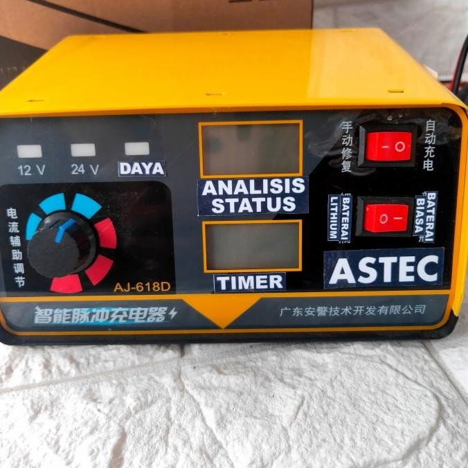 charger aki motor mobil otomatis 20A 30A 400AH digital display 12V 24V