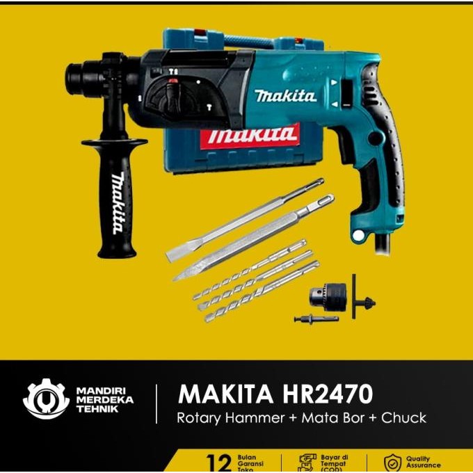 Promo Bor Beton Sds Makita Hammer Rotary Hr2470