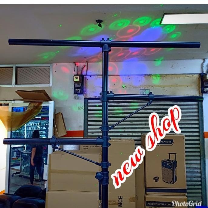 Promo Stand Lighting Parled Bisa Gantung 6 Bh Parled Max 4 Mtr