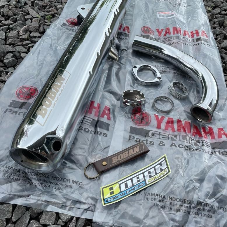 Boban Fullset Nuklir C33 C39 Knalpot Rx King Original Boban Knalpot