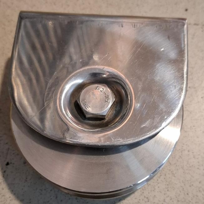 Grosir Roda Pintu Pagar/Roda Pintu Gerbang/Roda Pagar Stainless 4 Inchi 304( Behel )