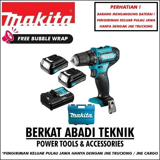 Murah Makita Df333 Dwye Bor Cordless Drill Baterai Tangan Charger Cas Mesin