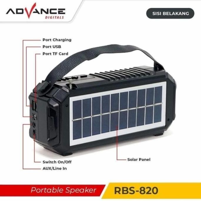 Murah Smart HomeAdvance Speaker Bluetooth Portable Radio Fm Bluetooth 820
