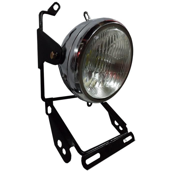 Bingah Braket Dudukan Pesek Verza set Lampu motor 6 inch CB modifikasi bulat Quality