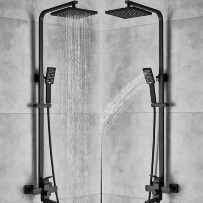 Sale Shower Tiang Set Model Toto Wasser Black/Shower Column 3 Way Hitam