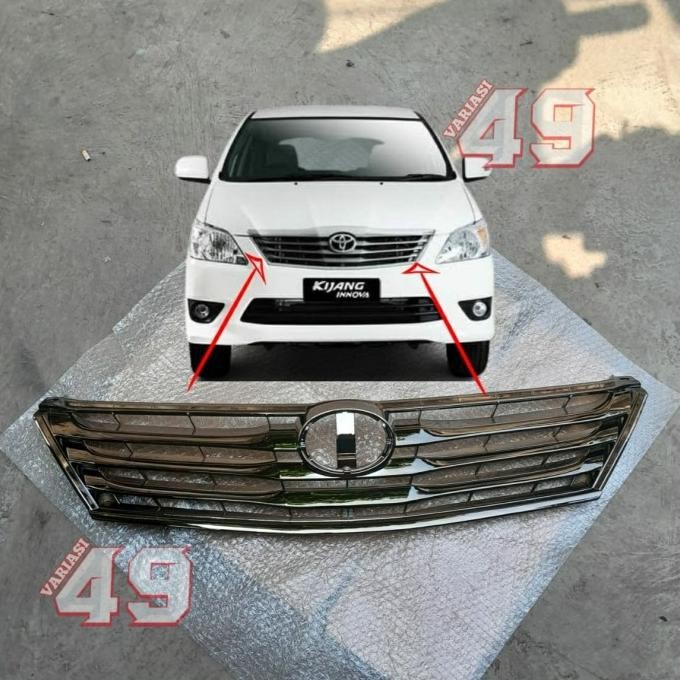 Grill Bumper Innova Black Chrome 2011-2012-2013