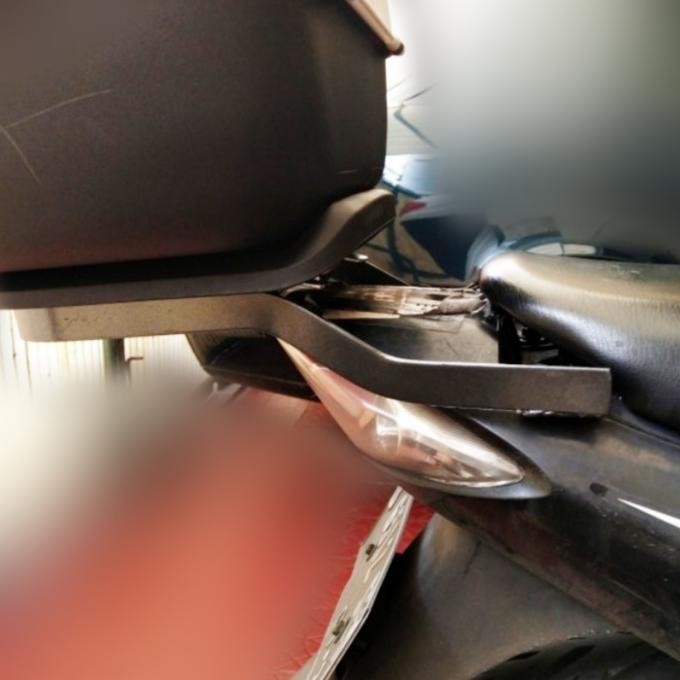 Bingah Braket Breket Monorack 4mm Box Motor Suzuki Shogun 125 R Quality