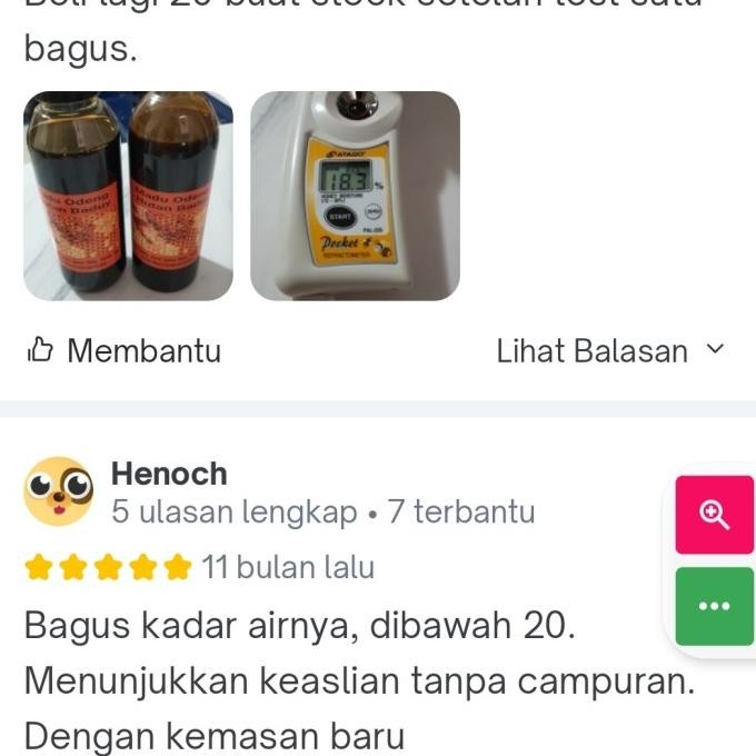 

Madu Odeng Hutan Baduy Asli (Hitam Pahit) Murni 100% Best Seller