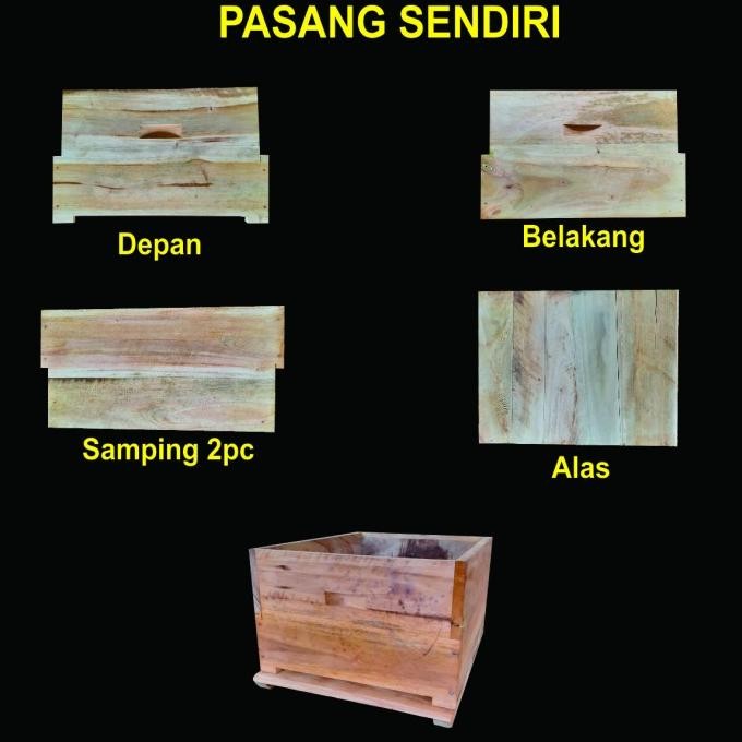 

Kotak Lebah Apis Melifera Rangkai Sendiri Terbaru