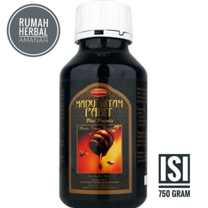 

Madu Hitam Pahit Plus Propolis Arrohmah Ar Rohmah 750 Gram Terlaris