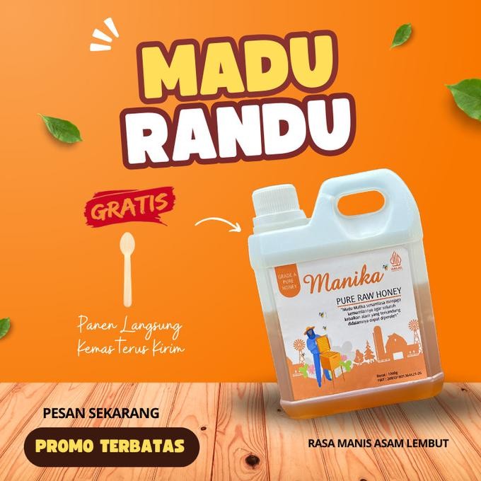 

Madu Murni Asli Original Randu Tanpa Campuran 1 Kg Madu Manika Terbaru