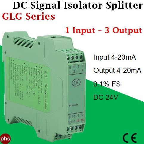 Diskon Dc Analog Signal Isolator Splitter Converter