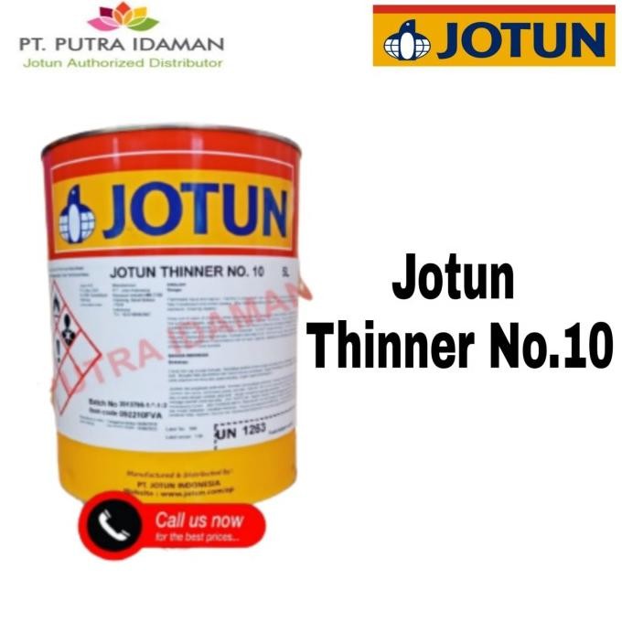 Jotun Thinner No.10 5Lt / Pengencer Cat Pu (Hardtop / Futura) - Asli