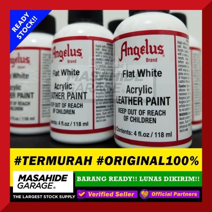 

(FLAT WHITE) ANGELUS PAINT - 4 OZ