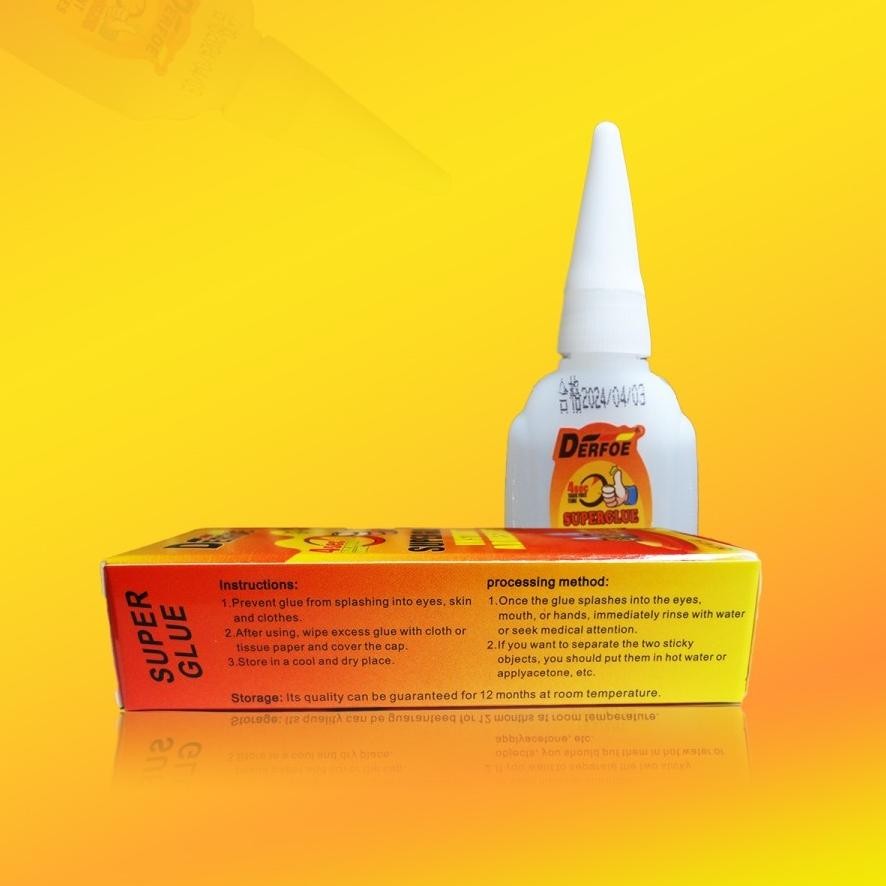 

er-87 XD27 Lem Tetes Asli DERFOE 15 Gram / Lem Tetes Korea G original Barcode / Lem Tetes Asli Daya Rekat Super Kuat Murah Sale