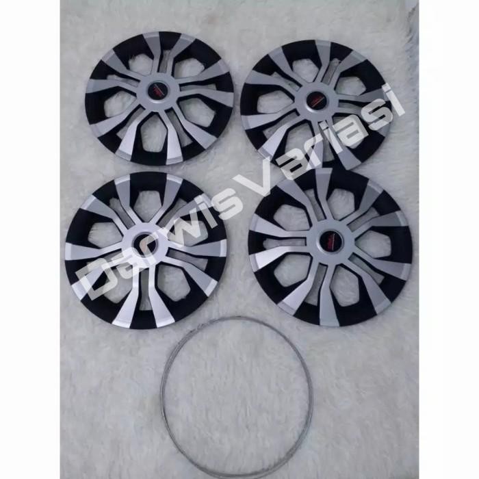 Dop Velg/Cover Velg Racing Ring 13/14 Mobil Calya Sigra Original Dan Terpercaya