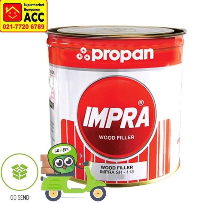 Impra Wood Filler/ Dempul Kayu Warna Kamper - Asli