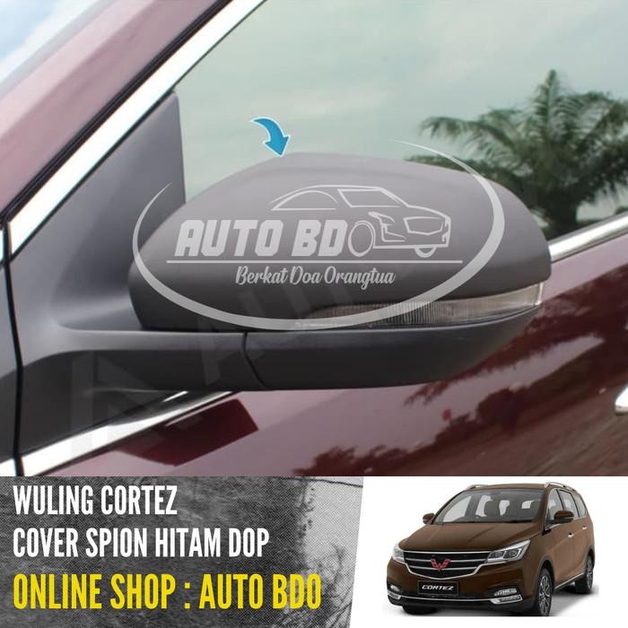 Cover Spion Wuling Cortez Hitam Dop Original Dan Terpercaya