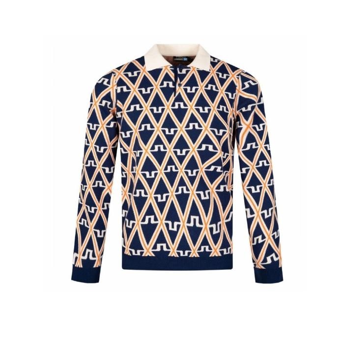 Baju Golf Pria Tangan panjang Jicn polo shirt golf man longsleeve