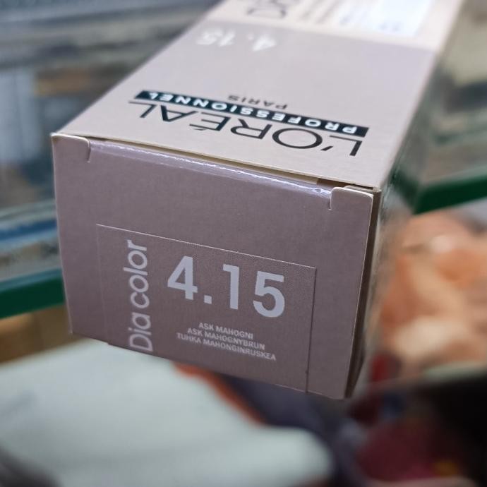 L'oreal diarichesse loreal toning rambut pewarna rambut + oxidant 4.15