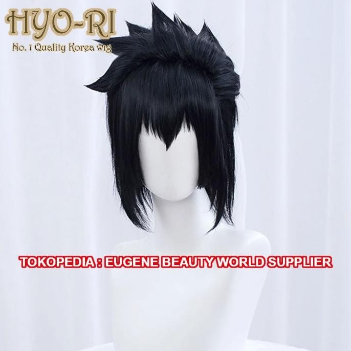 READY STOK RAMBUT PALSU WIG COSPLAY ANIME NARUTO UCHIHA SASUKE UCHIHA