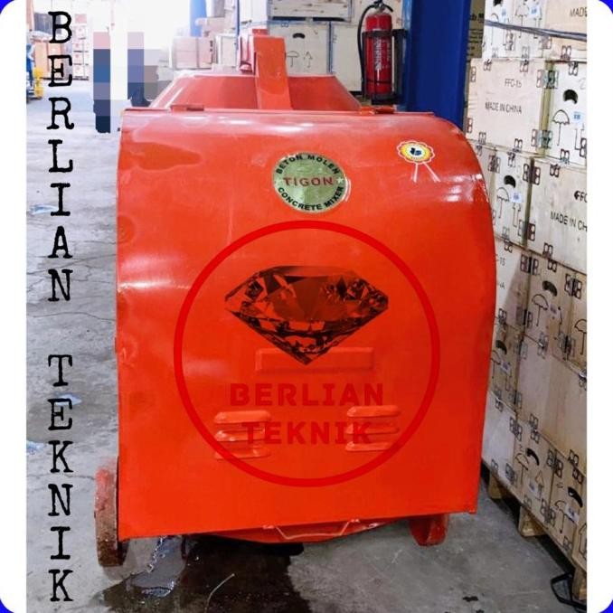 New Beton Molen Concrete Mixer Semen TIGON 1000 Liter