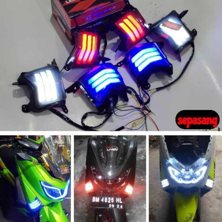 LAMPU SEN NMAX OLD LED / LAMPU SEIN NMAX OLD VARIASI / SEN NMAX OLD RUNNING MODEL LEXUS