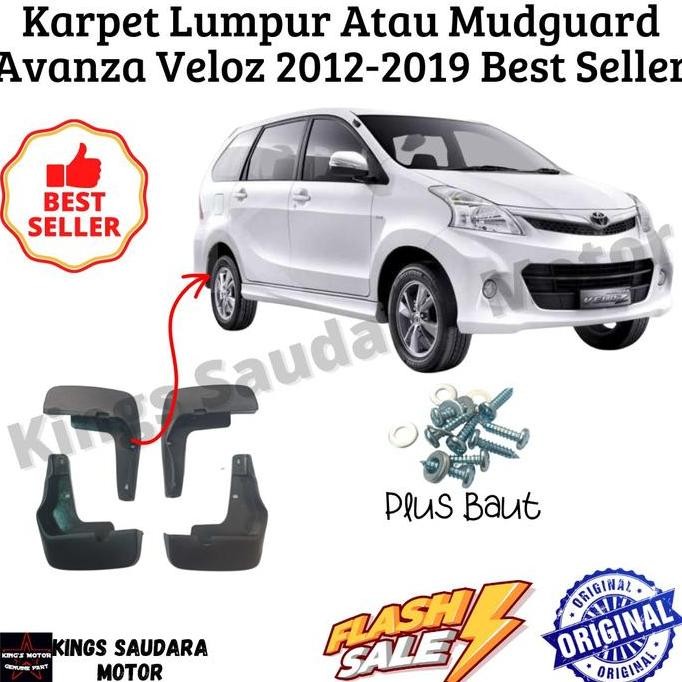 New Karpet Lumpur Atau Mud Guar Avanza Veloz 2012 - 2019 Set 4 pcs Depan Belakang Best Seller Access
