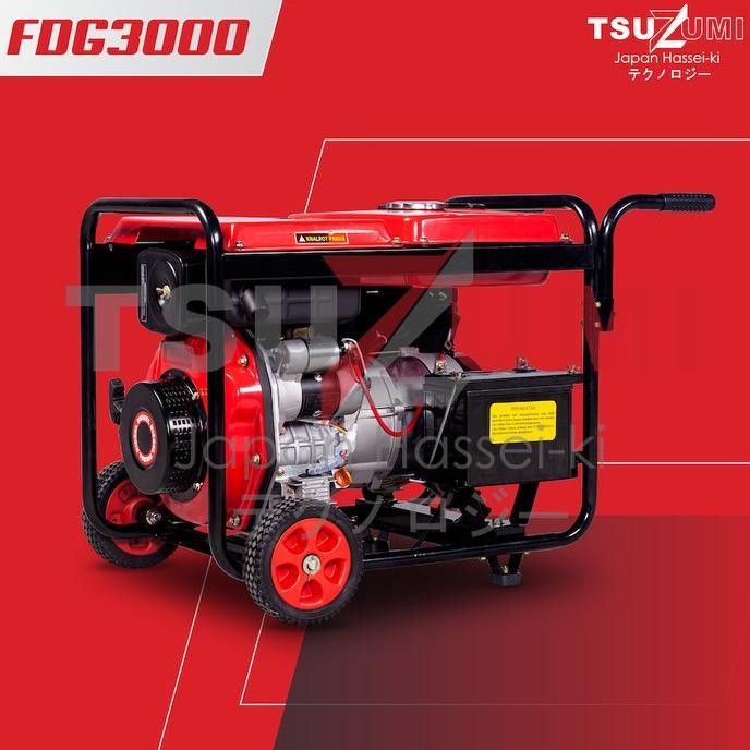 Genset 3000 Watt Diesel Solar Electric Stater Faw-Vw Fdg 3000