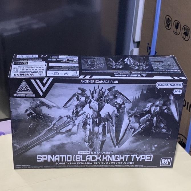 30Mm Exm-A9Bk Spinatio (Black Knight Type) 1/144 Model Kit Figure P-Bandai Co